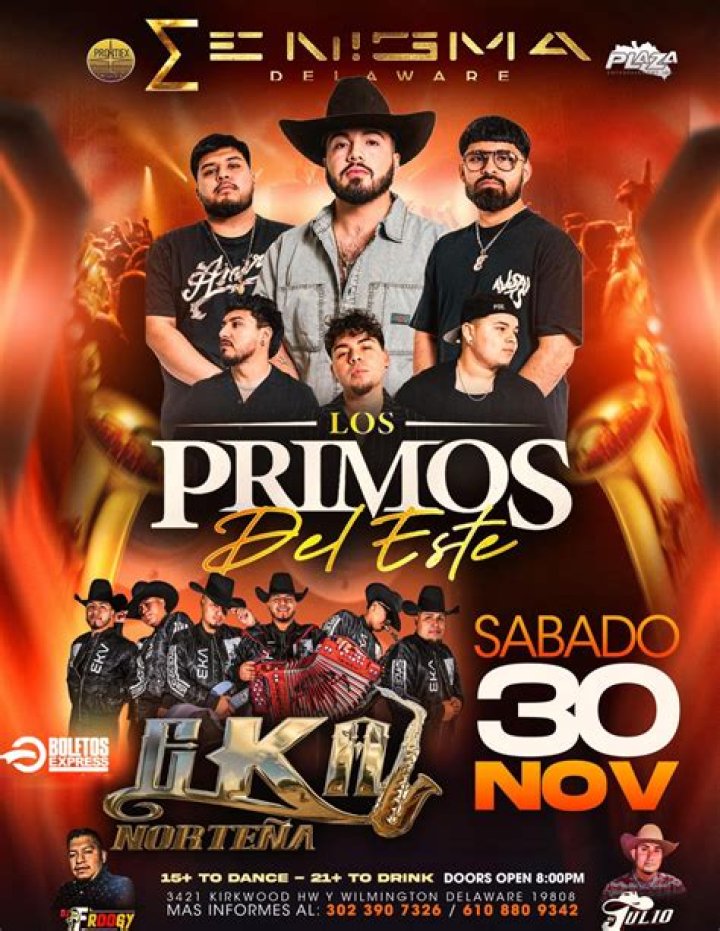 'Los Primos Del Este' 演唱的'De Fiesta' 的统计数据