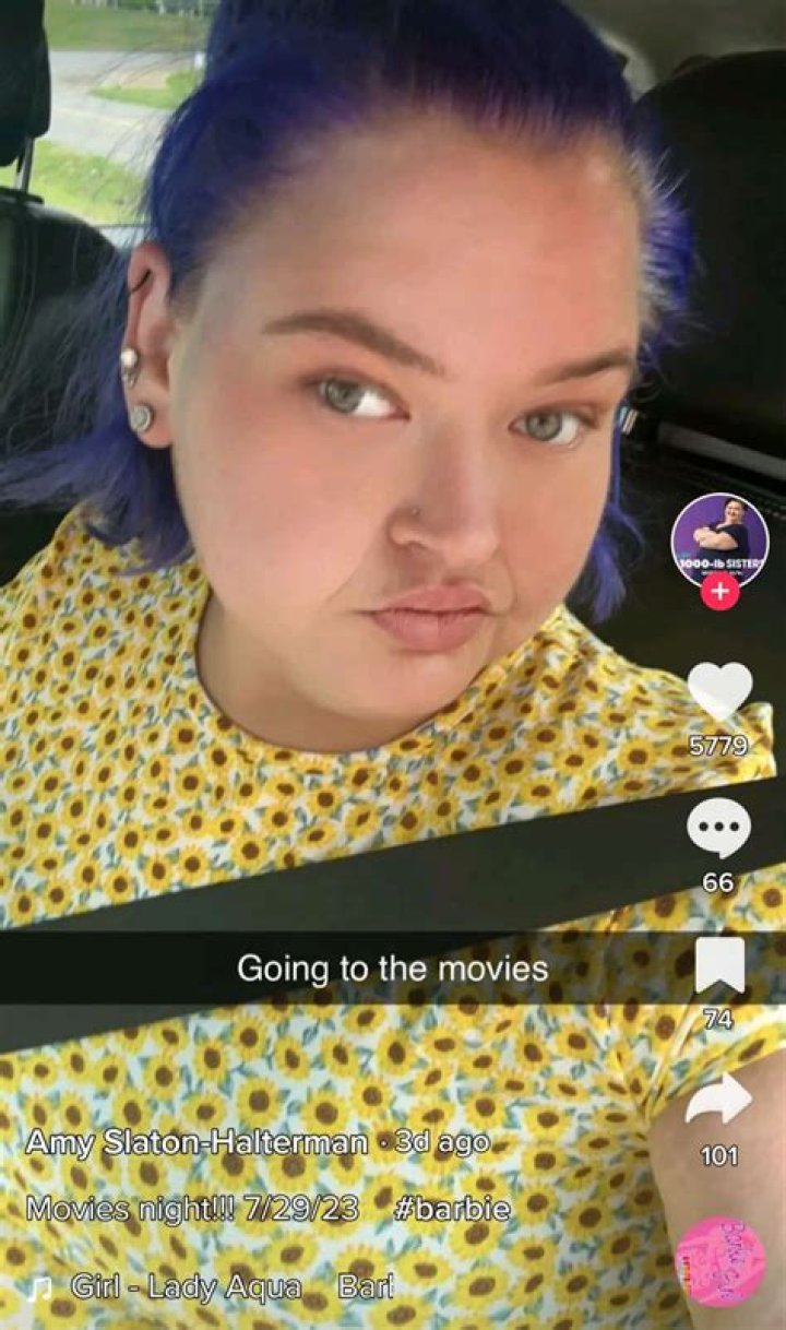 1000-Lb. Sisters star Amy Slaton shows off shrinking physique for ‘Movies night’