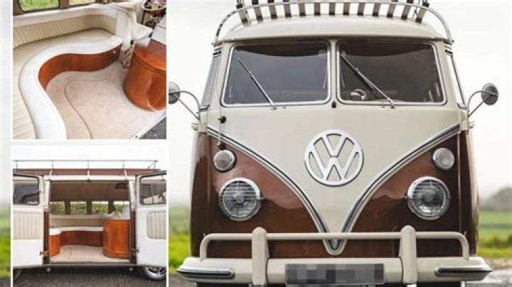 1960s VW ‘surf bus’ that won awards for its incredibly unique ‘lounge-style' interior hits auction