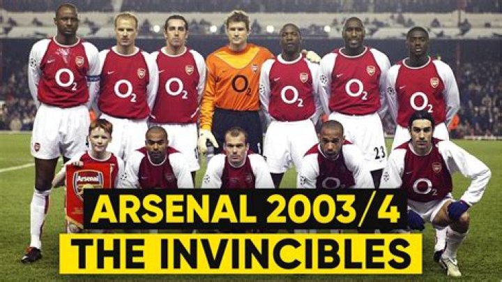2003-2004 Arsenal Scores and Fixtures, All Competitions