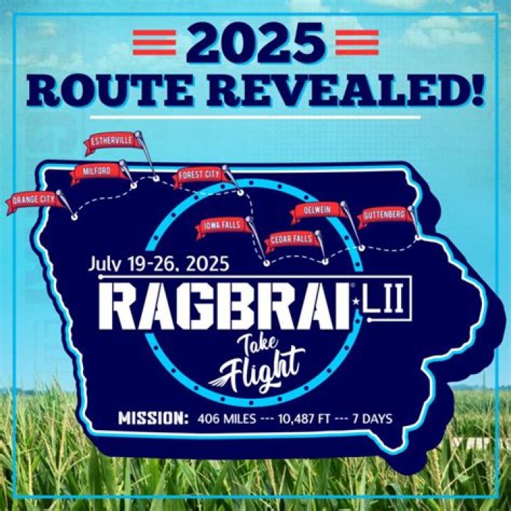 2016 RAGBRAI route announced