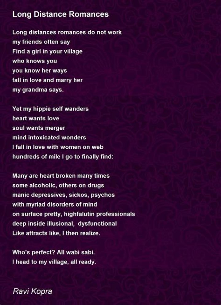 25 Most Captivating Long-distance Relationship Love Poems to Make Your Partner Blush