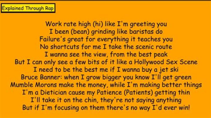 5 Rap Lyrics For Breaking Up