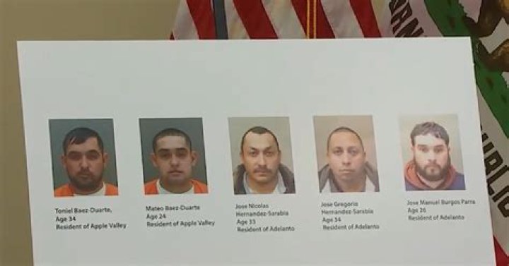 5 suspects arrested in California desert killings in dispute over marijuana, sheriff’s officials say