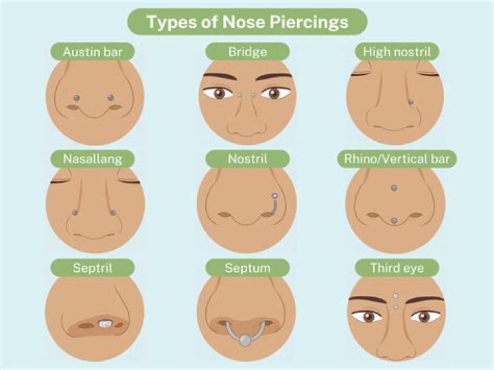 7 Types Of Nose Piercings That'll Inspire Your Next Body Art