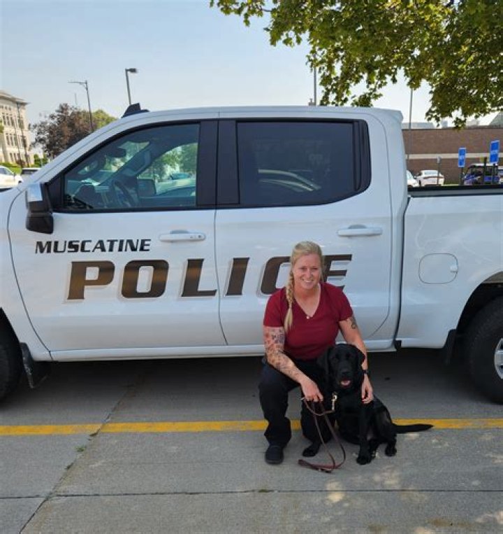A new good boy to help Muscatine police