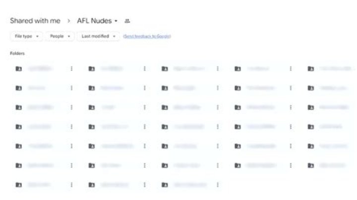 AFL Leaked Google Drive Reveals Nude Pics Of 45 Players