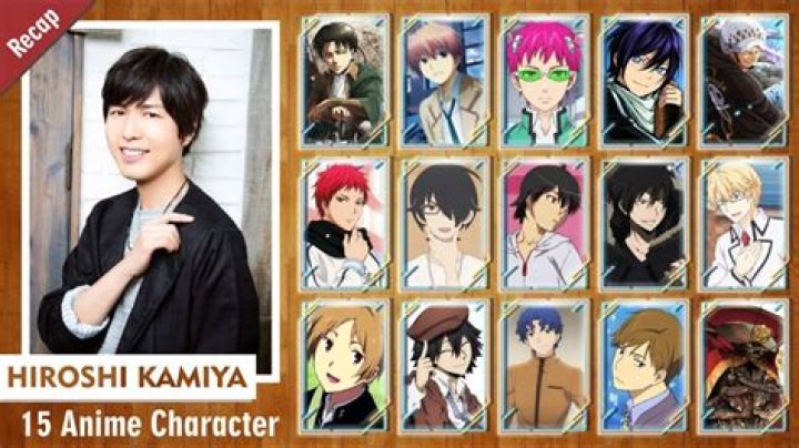 Anime Characters Voiced by Hiroshi Kamiya That You Should Know About