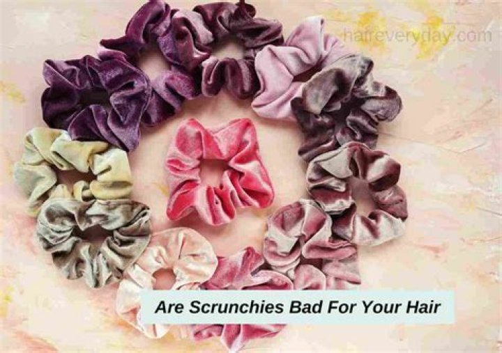 Are velvet scrunchies bad for your hair?