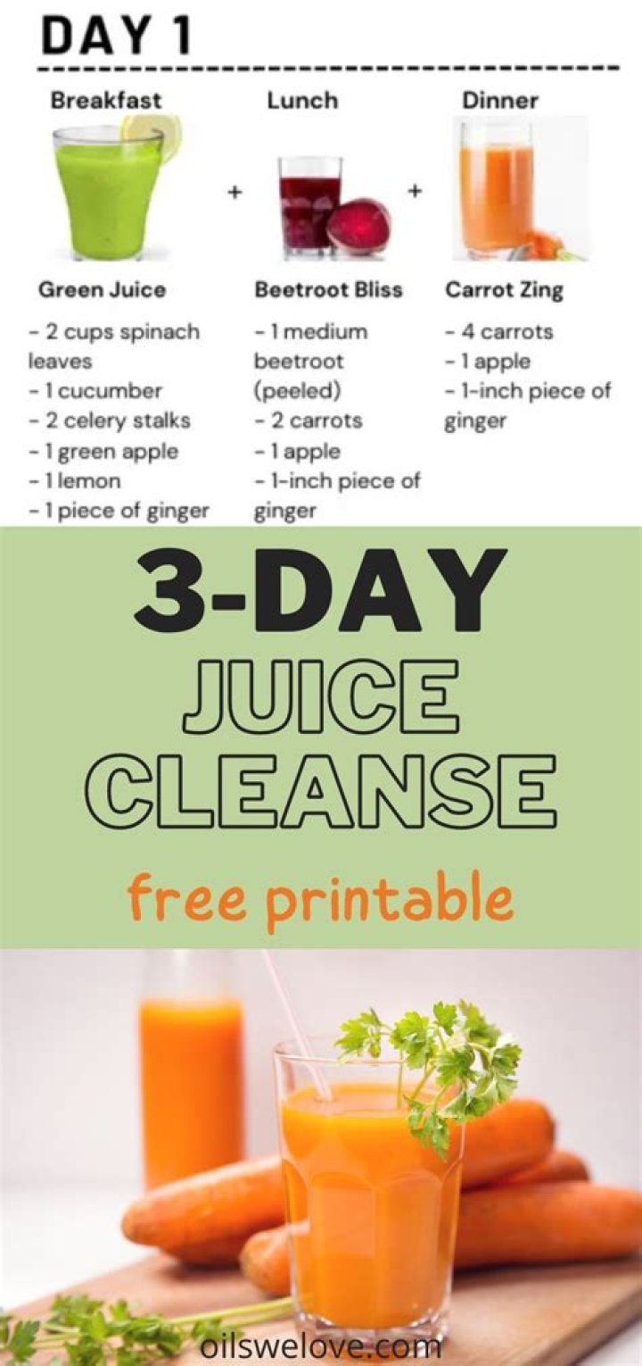 Benefits of a 3 Day Juice Fast For One Meal