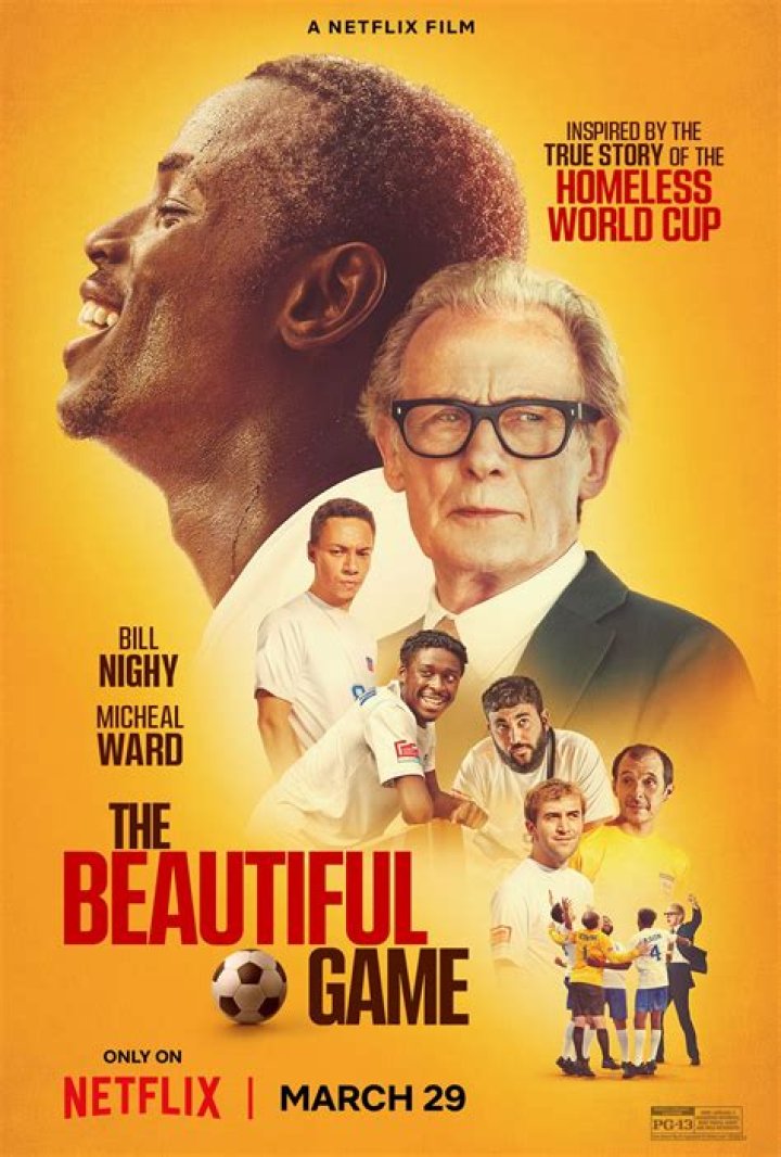 Bill Nighy and Michael Ward in trailer for football film The Beautiful Game