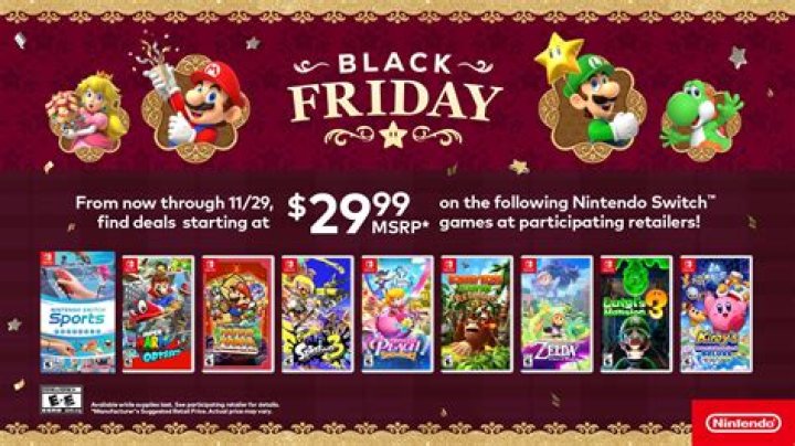 Black Friday Nintendo eShop Cyber Deals