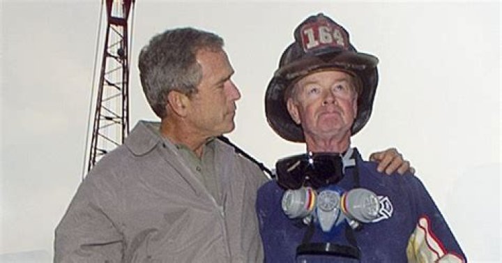 Bob Beckwith, retired firefighter in famous image with Bush after 9/11, dies at 91