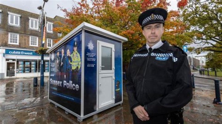 Britain's smallest police station opens - and 'ridiculous' shed is immediately mocked by locals