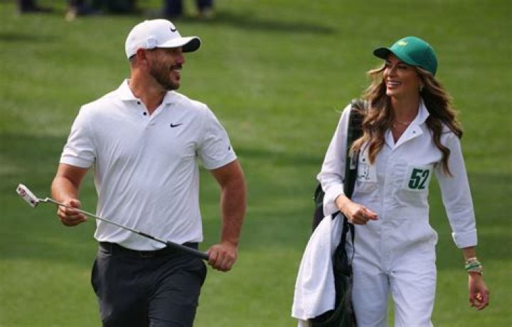Brooks Koepka's wife Jena Sims stuns in neon bikini after announcing pregnancy
