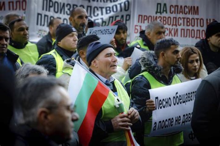 Bulgaria’s farmers are joining Europe-wide protests