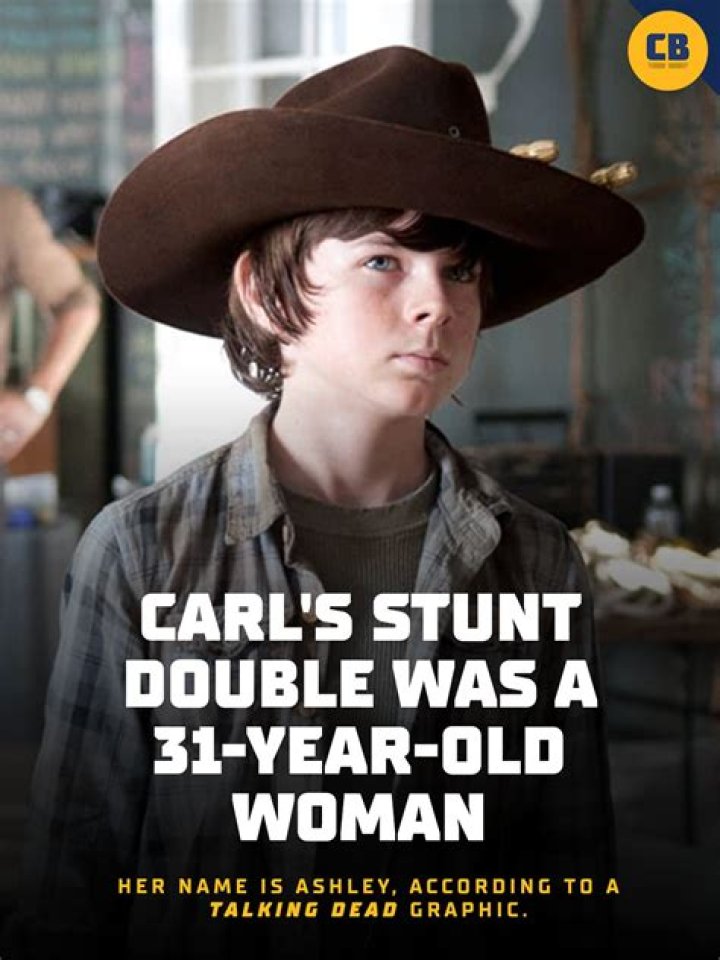 Carl's Stunt Double Is A 31 Year Old Woman Named Ashley