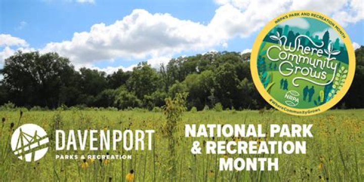 Celebrate National Park and Recreation Month with Davenport Parks and Recreation