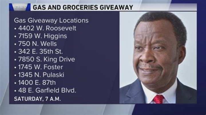Chicago gas giveaway results in traffic jams at stations