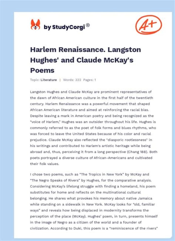 Claude McKay - Poems, America & Harlem Renaissance