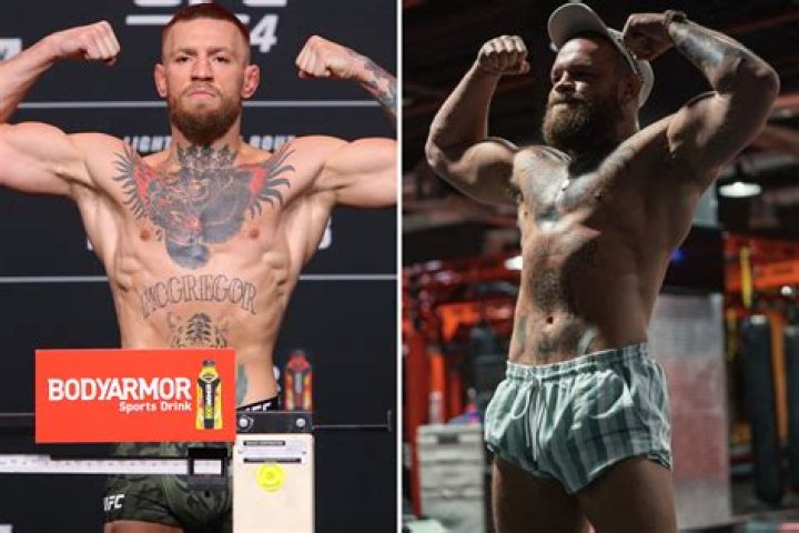 Conor McGregor reveals drastic two-and-a-half stone body transformation since last fight as UFC star bulks up for return