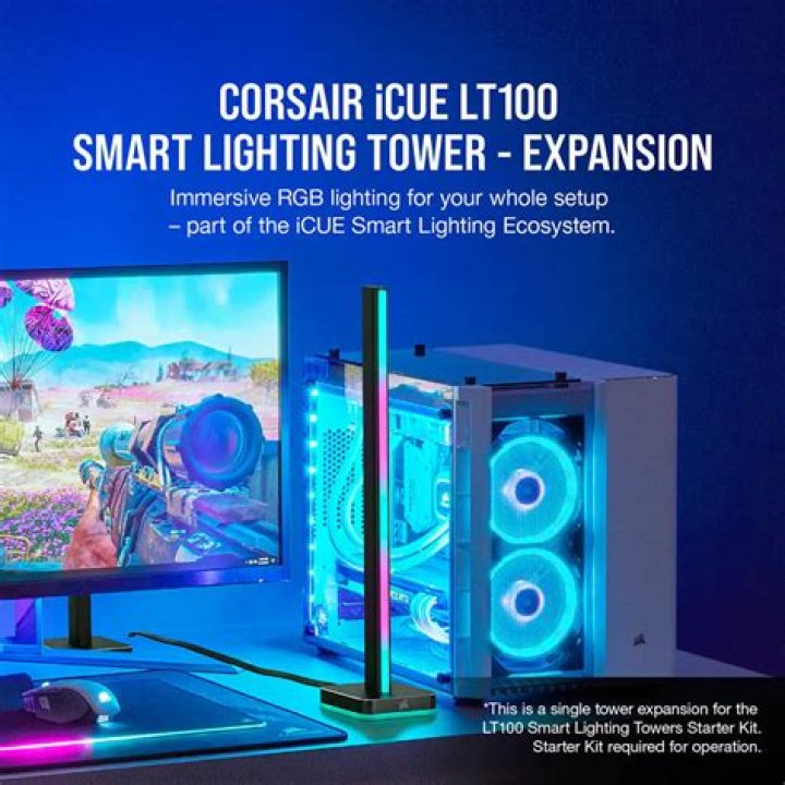 Corsair iCUE LT100 Smart Lighting Tower Review: Customized Lighting