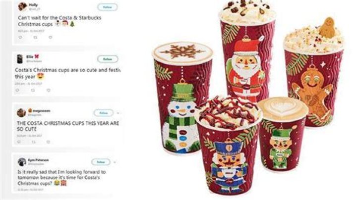 Costa has released their Christmas cup designs of the year... and they've received a warmer reception than Starbucks'