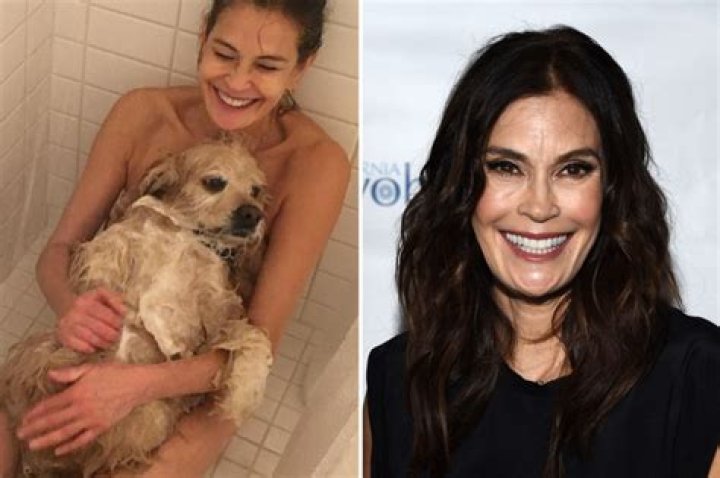 Desperate Housewives star Teri Hatcher, 56, strips totally naked to shower with her dog
