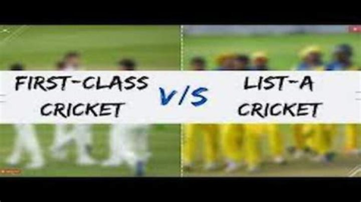 Difference between First Class And List A Cricket