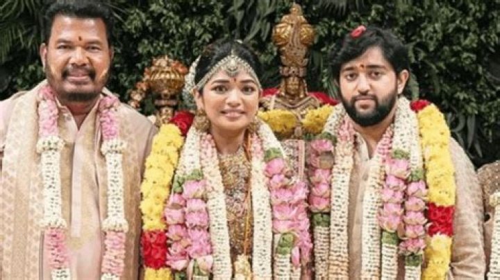 Director Shankar's daughter Aishwarya gets engaged to his AD Tarun Karthik; See pictures from ceremony