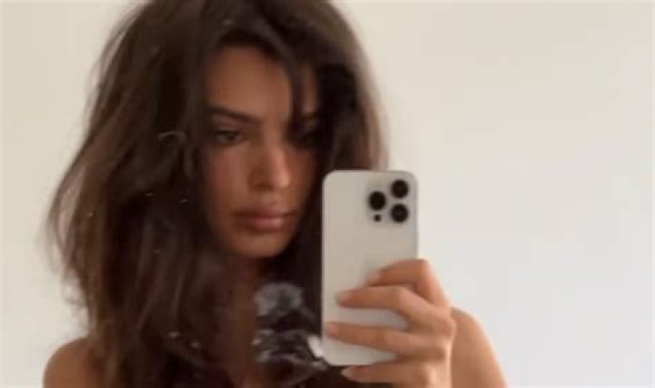 Emily Ratajkowski left topless after ripping her dress to shreds in seductive new advert for Paco Rabanne perfume