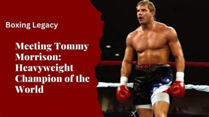 Ex-Boxing Champ Tommy Morrison Dies at 44