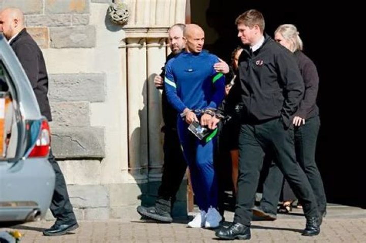 Ex-Cardiff ace Leon Jeanne led from son's funeral in cuffs after final goodbye to 24-year-old killed with pals in crash
