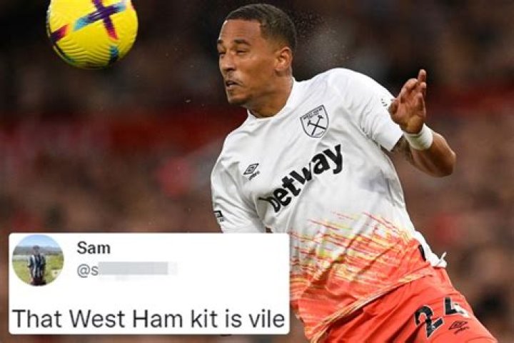 Fans all say same thing as West Ham wear 'vile' orange 'Kinder chocolate' kit for Man Utd clash at Old Trafford
