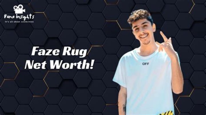 Faze Rug Biography: Age, Height, Song, House, Net Worth & Pictures