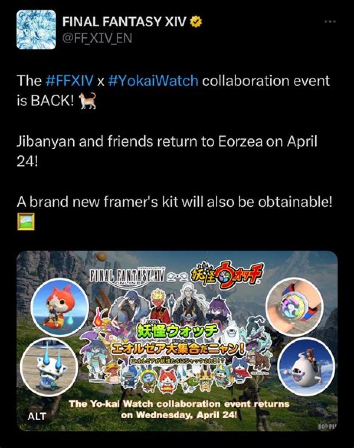 Final Fantasy XIV, Yo-Kai Watch is a Delightful Crossover