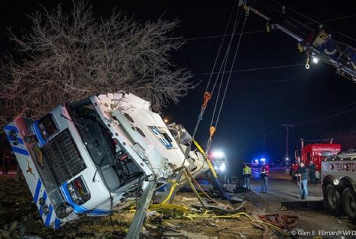 Firefighter critically injured and 3 others hurt after firetruck rolls over
