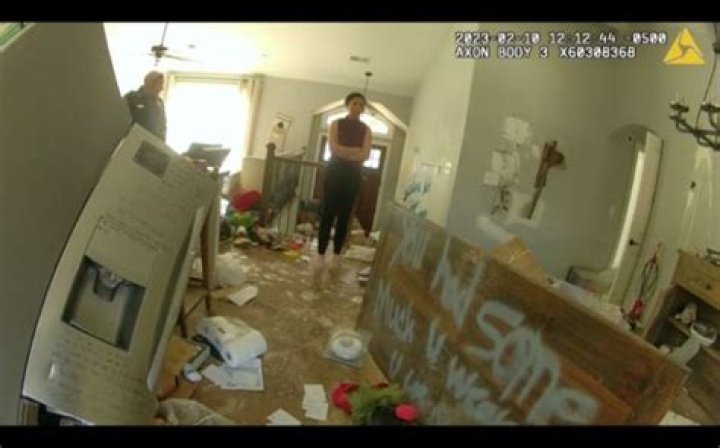 Footage shows destruction inside Ryan and Mackenzie Edwards’ home after he allegedly trashed it
