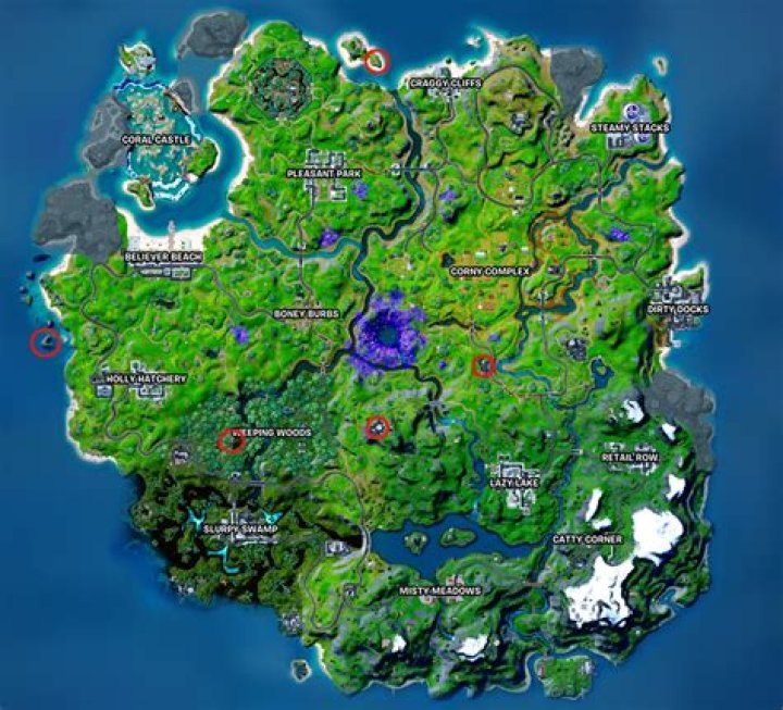 Fortnite: All Alien Artifact Locations in Week 9
