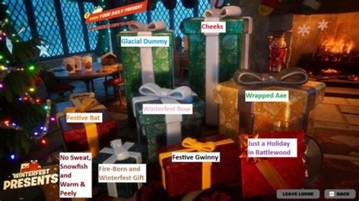 Fortnite: All Winterfest Presents | The Nerd Stash
