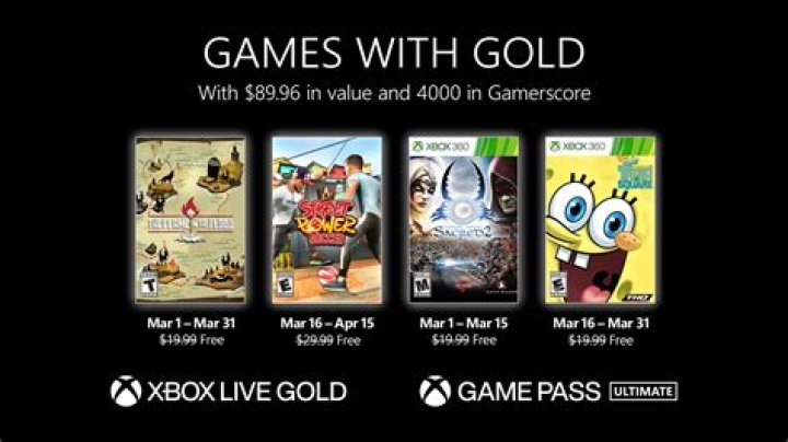 Free Games for March 2022 Revealed