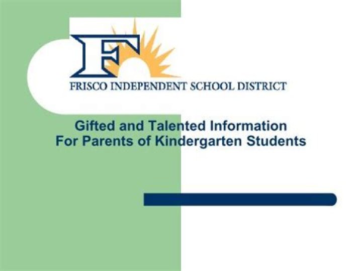 Frisco ISD Gifted Education - Referral and Screening