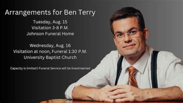 Funeral arrangements for Ben Terry announced