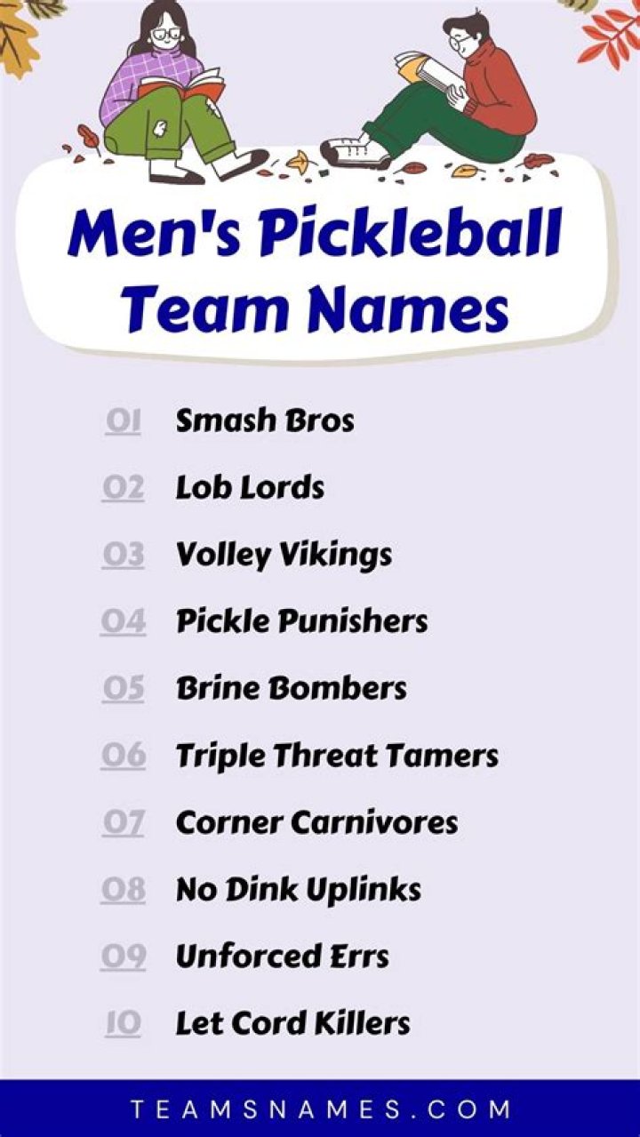 Funny Pickleball Team Names: A Comprehensive Guide To Choosing The Perfect Name
