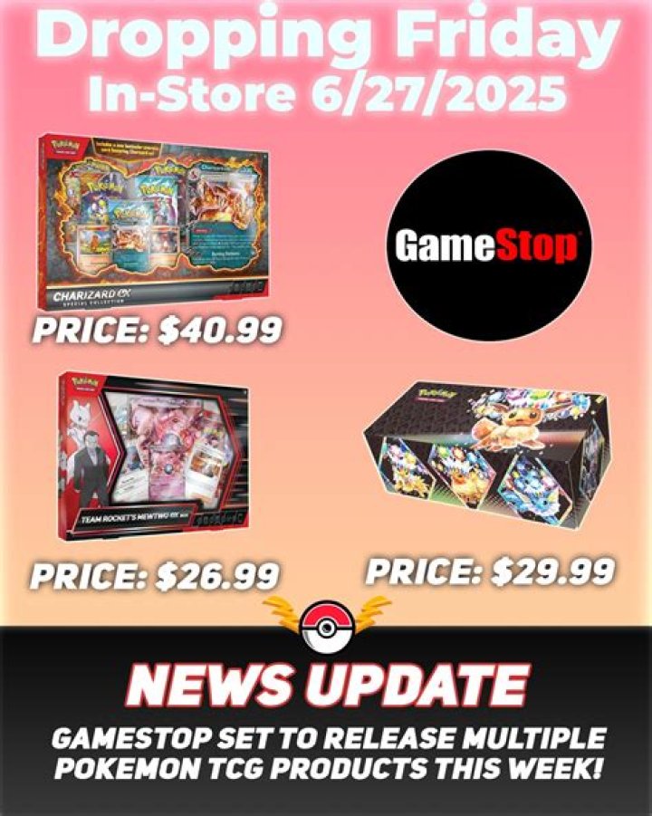 GameStop Pokemon Card Giveaway Starts This Friday