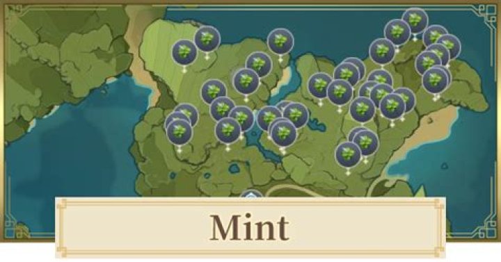 Genshin Impact Guide - Where to Farm Mint