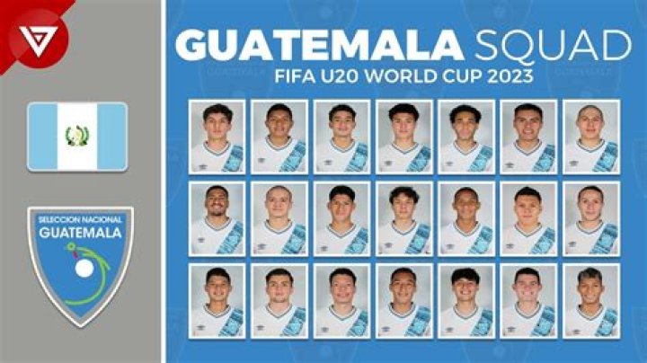 Guatemala U20 - Detailed squad 2023
