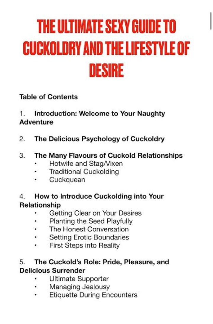 Guide To Hotwife & Cuckoldry