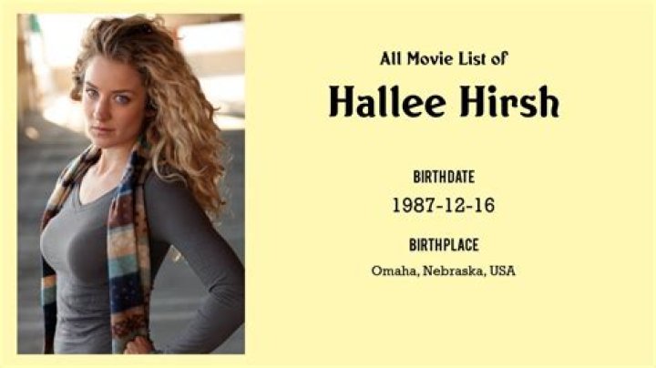 Hallee Hirsh: The Journey Of A Talented Actress