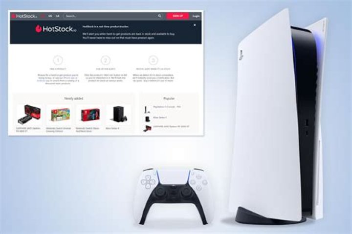 Handy Hotstock web tool lets you know when PS5 is back in stock at Amazon, Gamestop, Argos and more